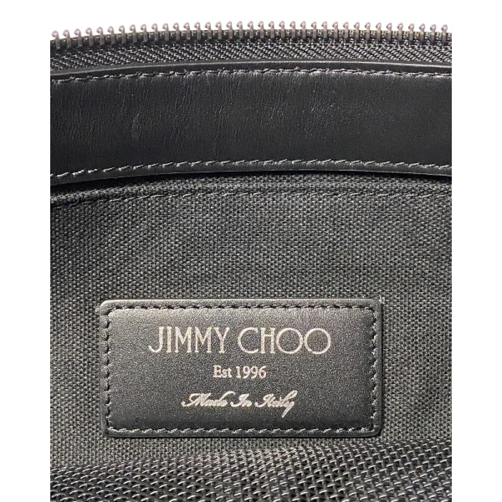 Jimmy Choo Pre-owned Leather clutches Black Dames