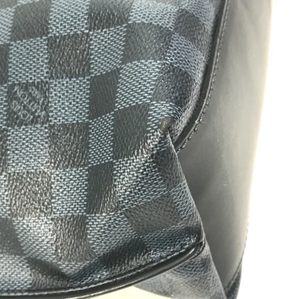 Louis Vuitton Vintage Pre-owned Fabric shoulder-bags Blue Heren