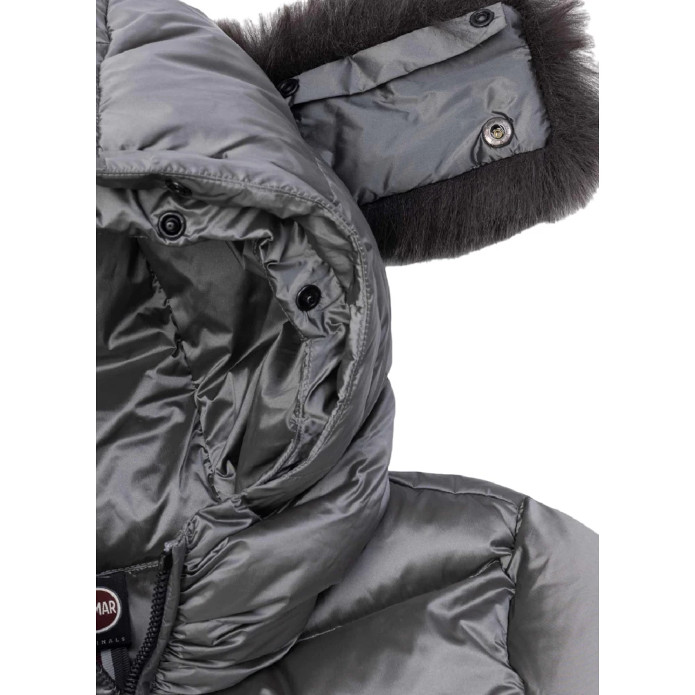 Colmar Grijze winterparka met capuchon Gray Dames