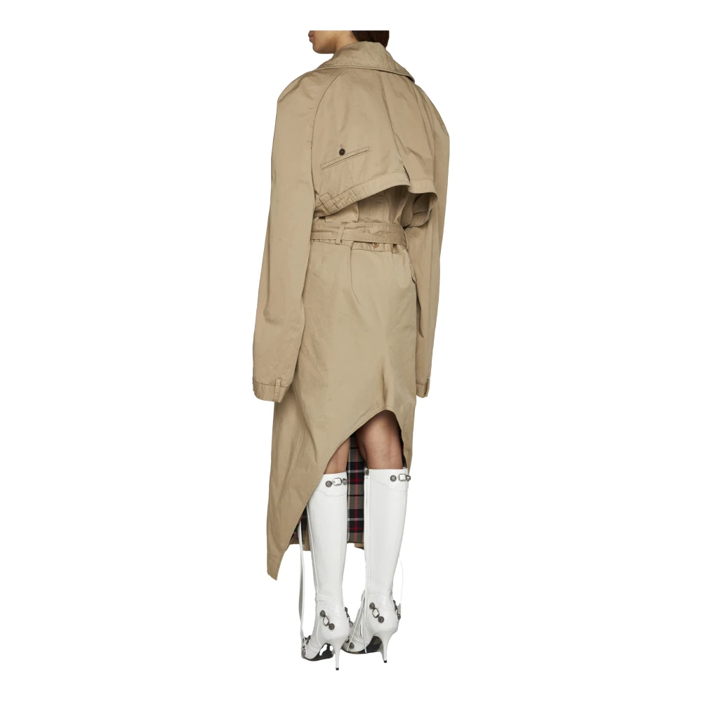 Balenciaga Stijlvolle Jassen in Wit Blauw Beige Dames