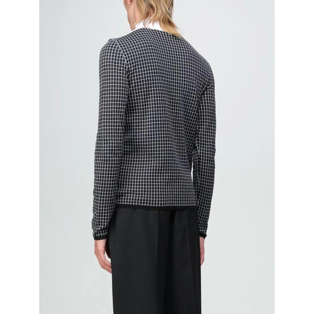 Marni Geruite Jacquard Katoenen Top Multicolor Heren