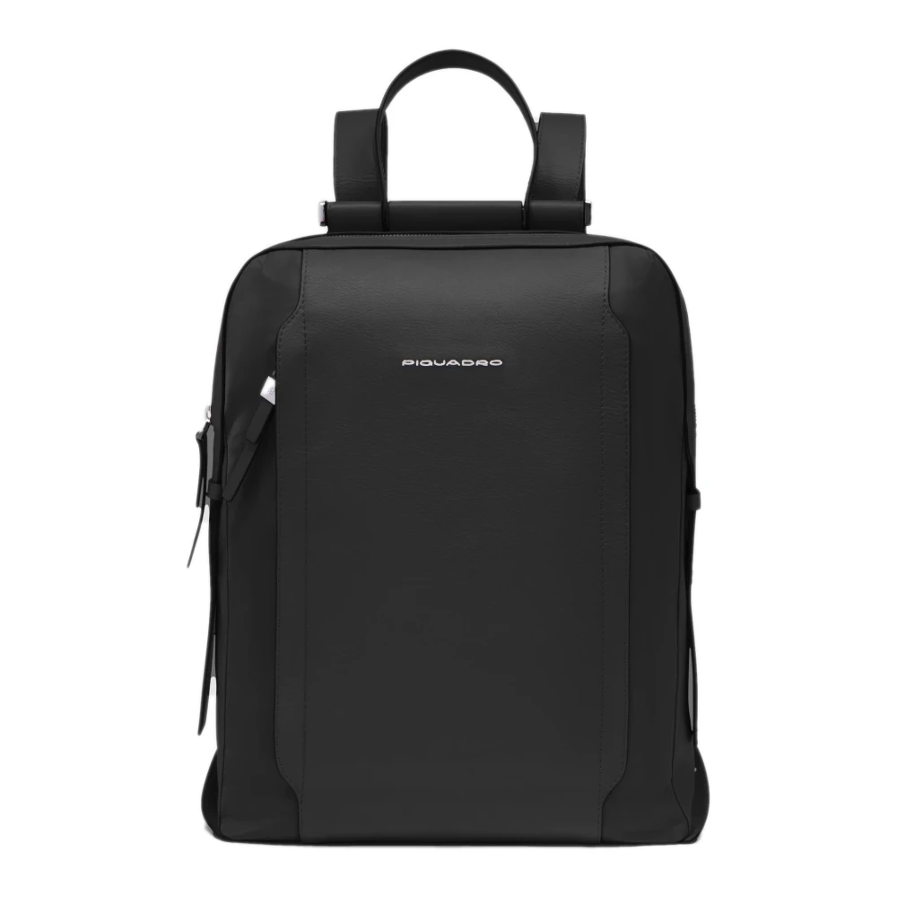 Piquadro Vrouw Zwart Circle Laptop Rugzak 14"