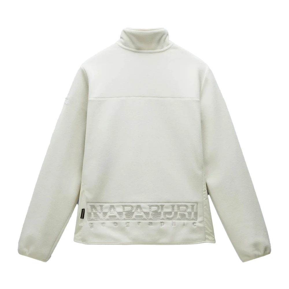 Napapijri Dames Micropile Volledige Rits Jas Beige Dames
