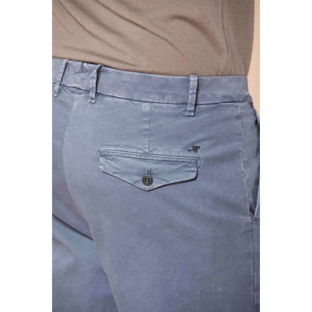 Mason's Chino broek met relaxte pasvorm in donkerblauw Blue Heren