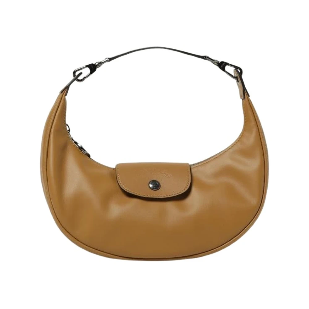 Longchamp Women's Brown Leather Shoulder Bag