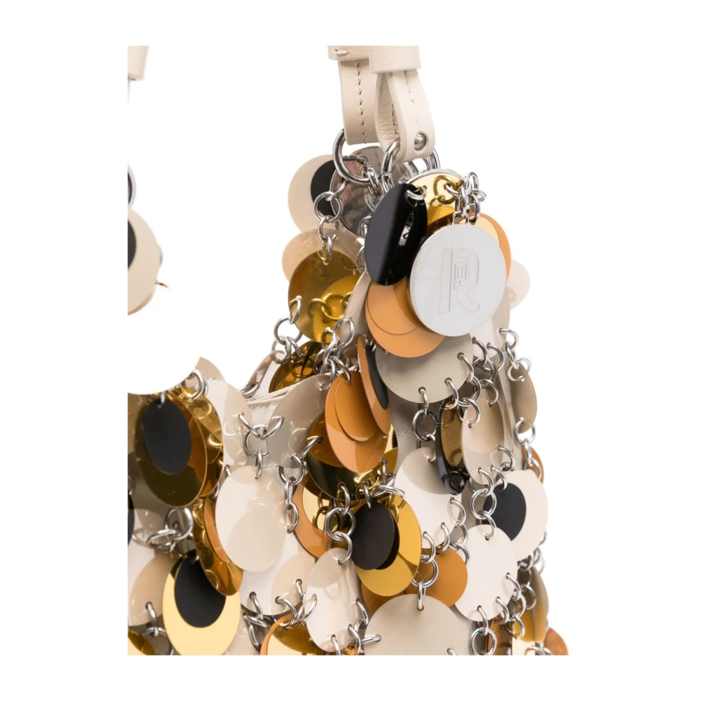 Paco Rabanne Zilveren Schoudertas Verhoog Stijl Chic Multicolor Dames