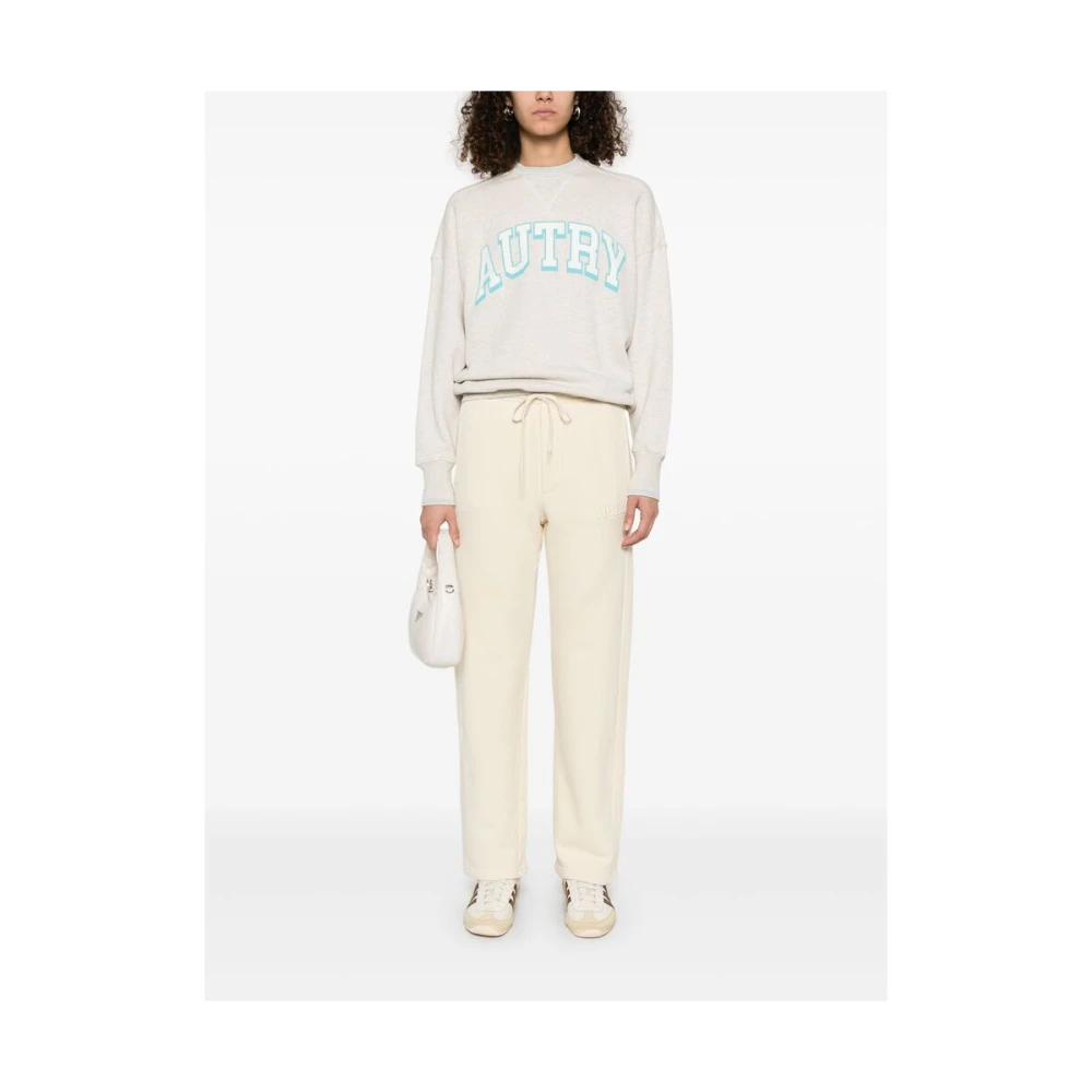 Autry Heathergrijze Sweater met Ronde Hals Gray Dames