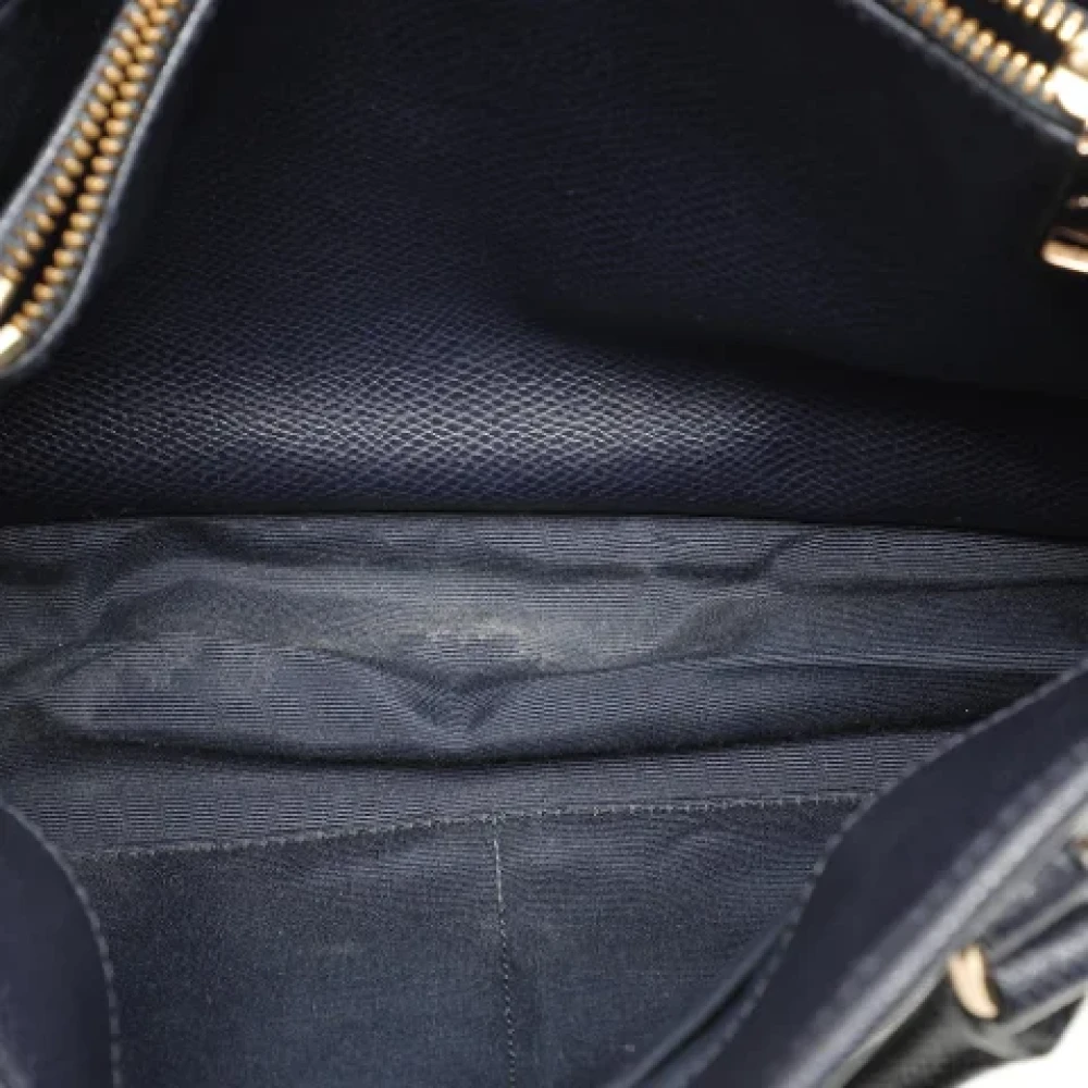 Coach Pre-owned Leather handbags Black Dames