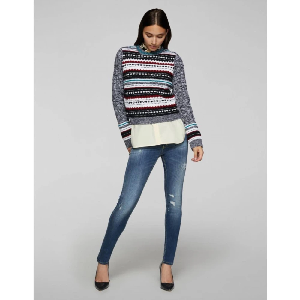 Dondup Tara Broek Blue Dames