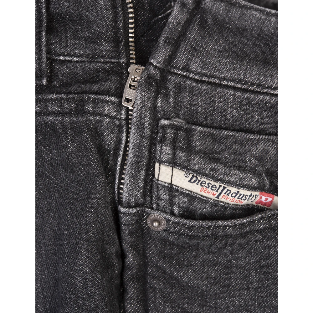 Diesel Zwarte Bootcut Jeans met Bohemian Attitude Black Dames