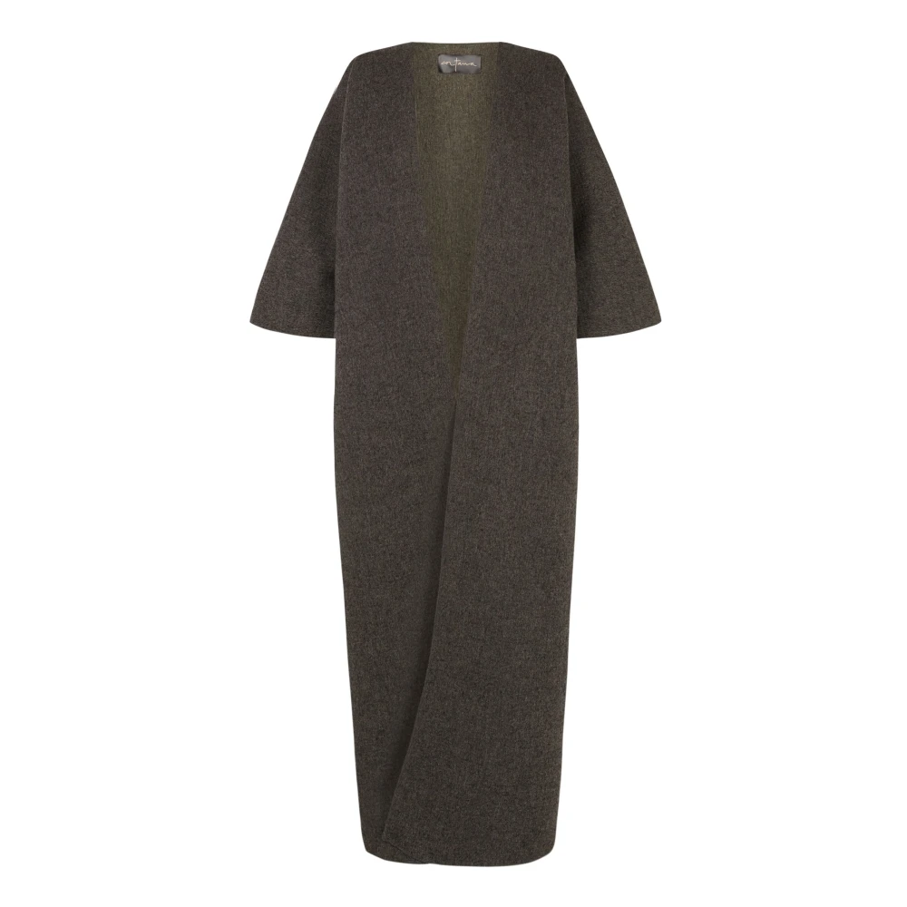Cortana Oversized omkeerbare jas in grijs Green Dames