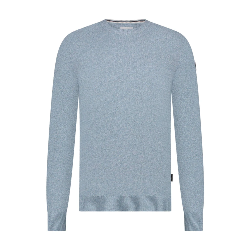 State of Art Crew-Neck Pullover in Moderne Stijl Gray Heren