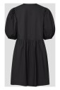 tijdloze-zwarte-poplin-mini-jurk
