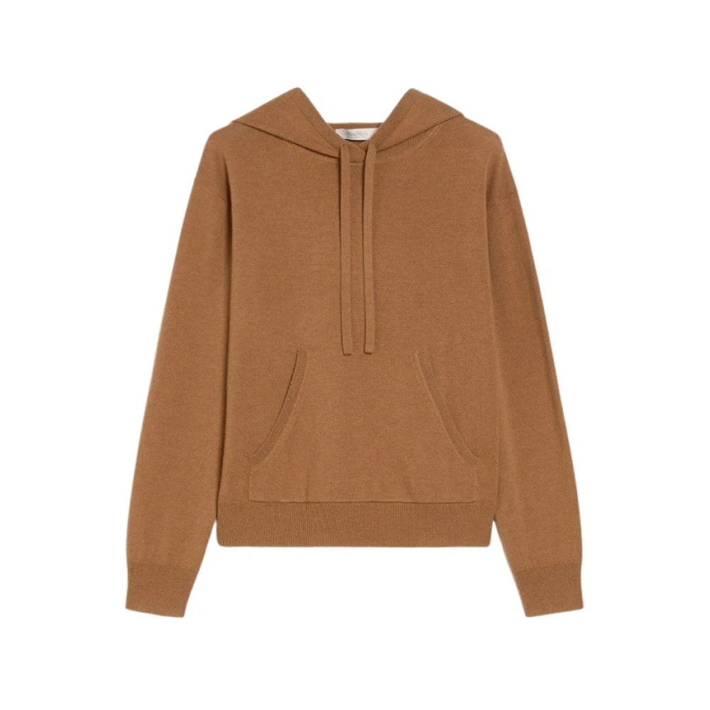 Max Mara Elegante Hooded Jurk Blouse Brown Dames