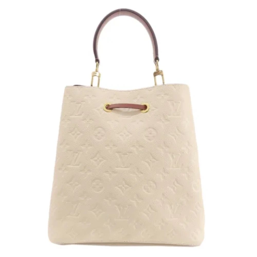 Louis Vuitton Vintage Pre-owned Fabric louis-vuitton-bags Beige Dames