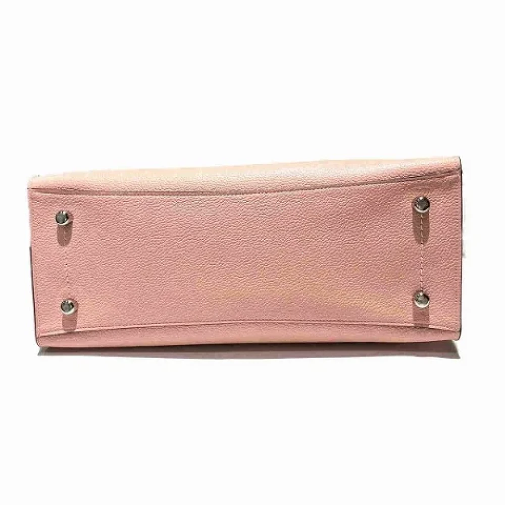 Coach Pre-owned Leather handbags Pink Dames