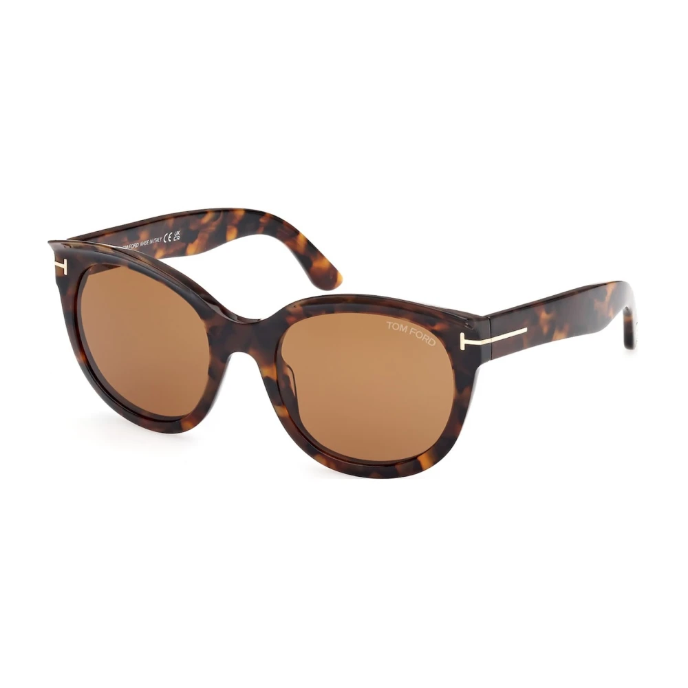Tom Ford Brown Sunglasses, Female, 54 Mm, Sunglasses