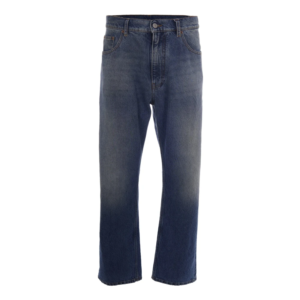 Mm6 Maison Margiela Jeans - Male - Straight Fit Jeans - Blue - W30 - Jeans - Image 3
