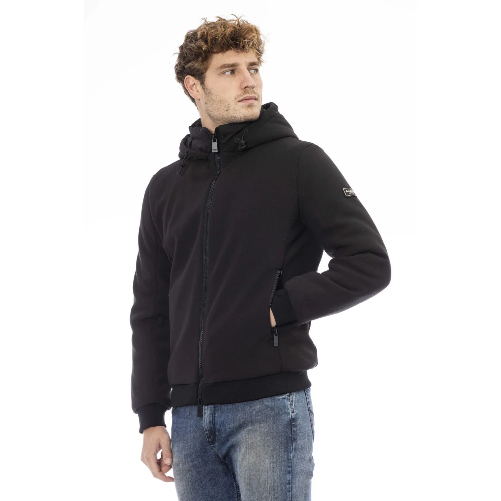 Baldinini Trendy Jas met Externe Zakken Black Heren