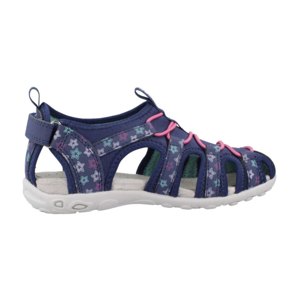 Geox Flickor Stiliga Sommar Sandaler Blue, Flicka