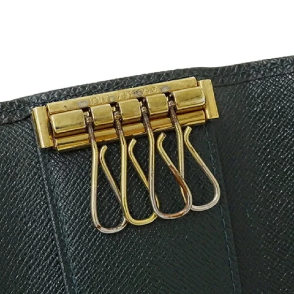 Louis Vuitton Vintage Pre-owned Leather key-holders Black Heren