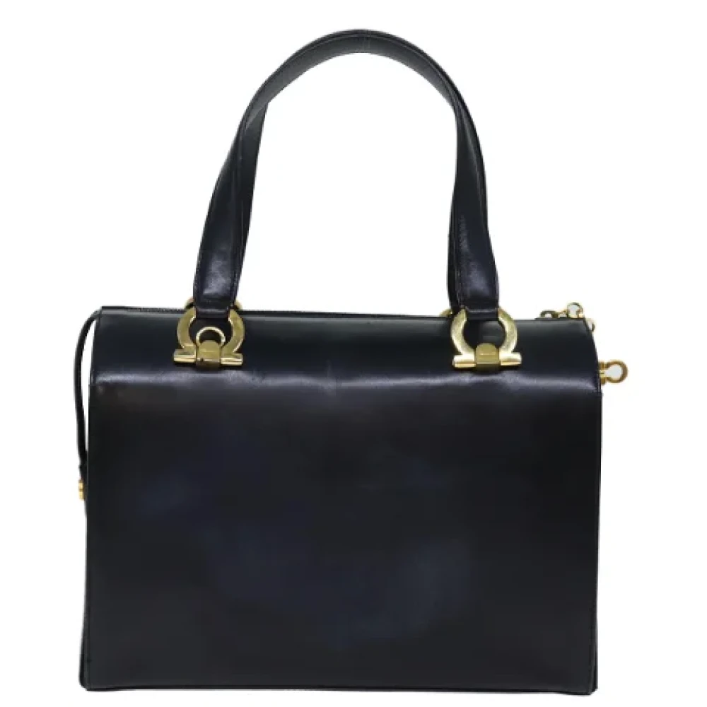 Salvatore Ferragamo Pre-owned Leather handbags Blue Dames