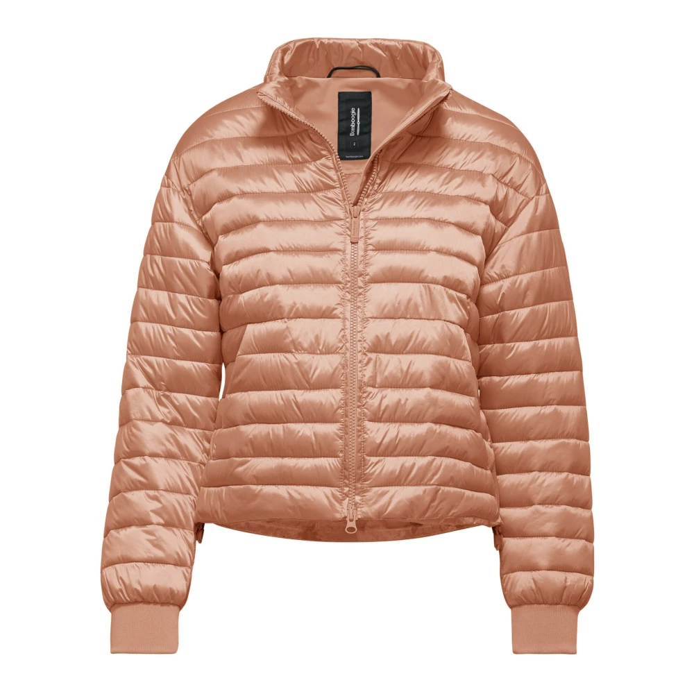 BomBoogie Glanzende Korte Donsjas Pink Dames