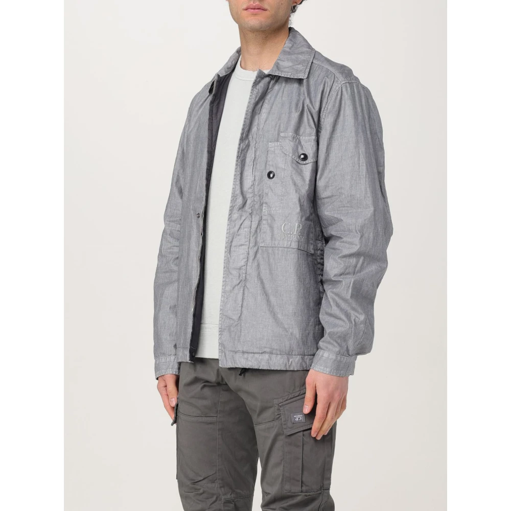 C.P. Company Grijze Herenjassen Gray Heren