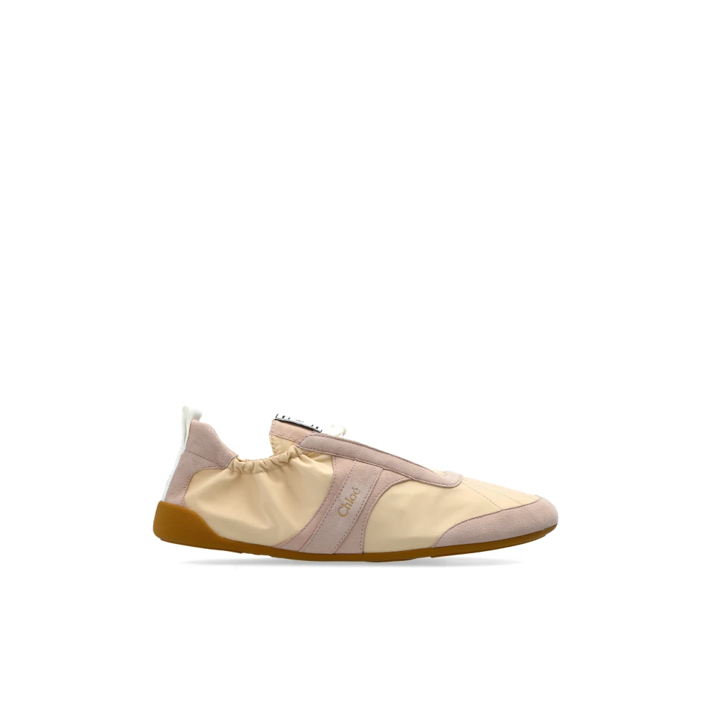 Chloé Women's Beige Kick Sneakers