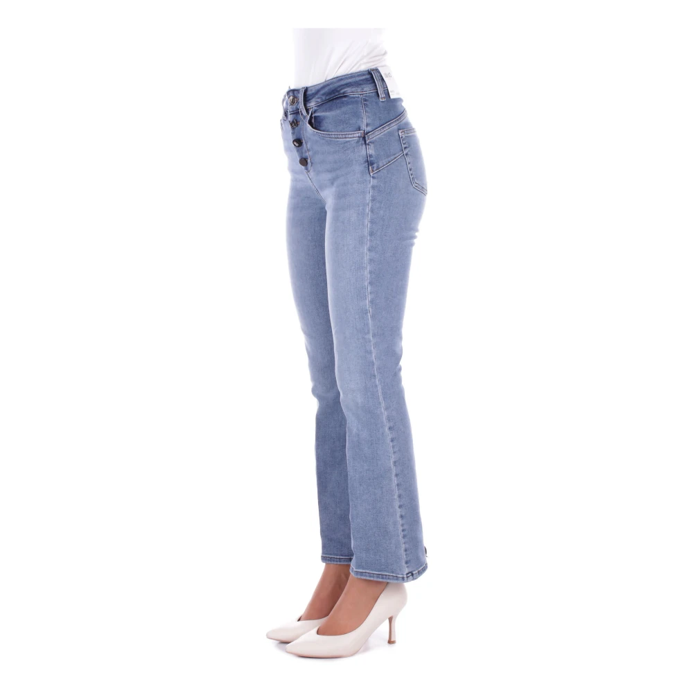 Liu Jo Denim Jeans met Logo Achterzak Blue Dames