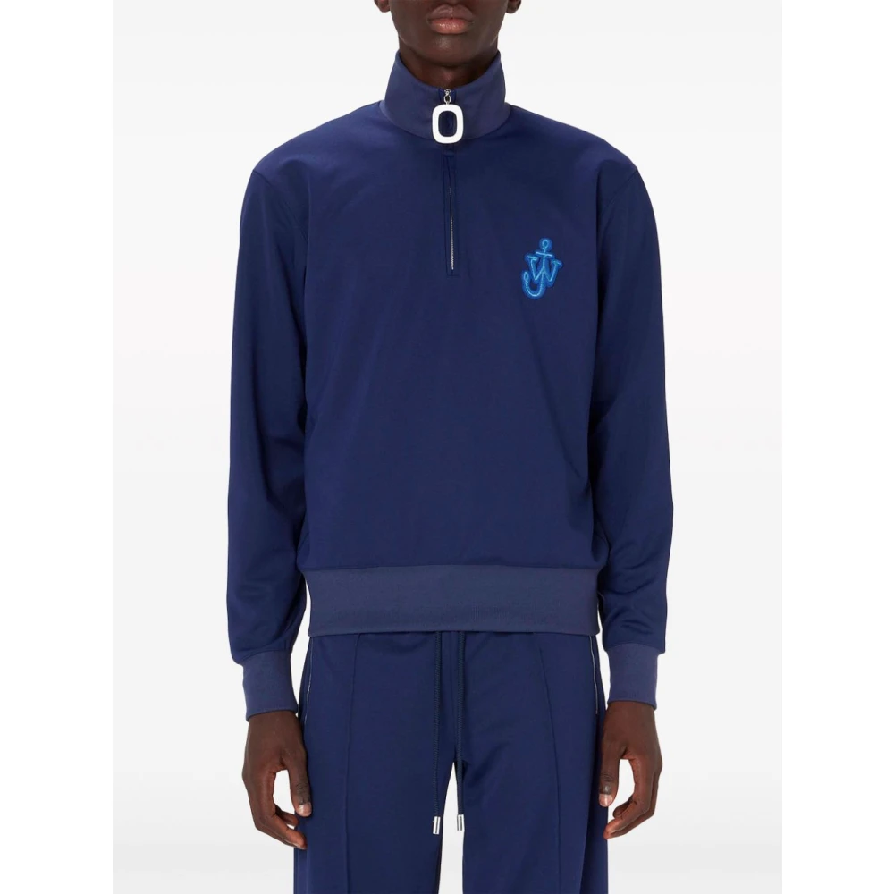 JW Anderson Blauwe Sweater voor Mannen Aw24 Blue Heren