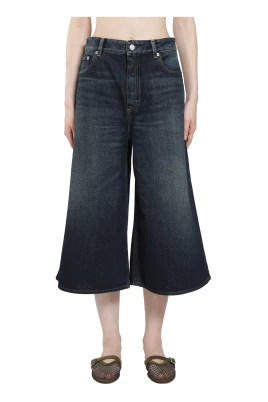 Palazzo Denimshorts