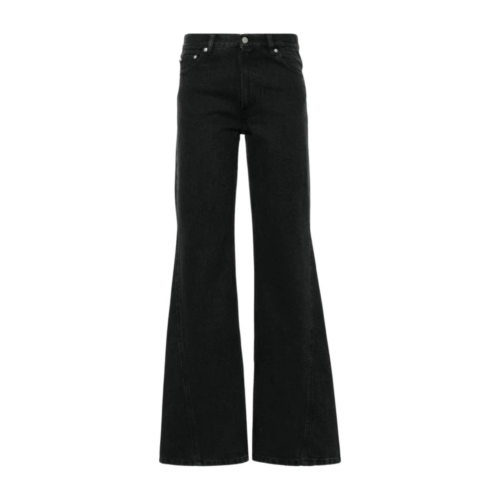 A.p.c. Zwarte Denim Rechte Pijp Jeans Black Dames