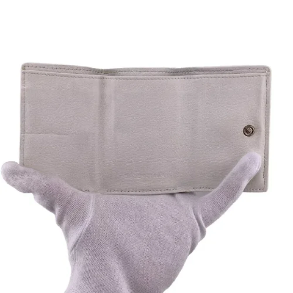 Balenciaga Vintage Pre-owned Leather wallets White Dames