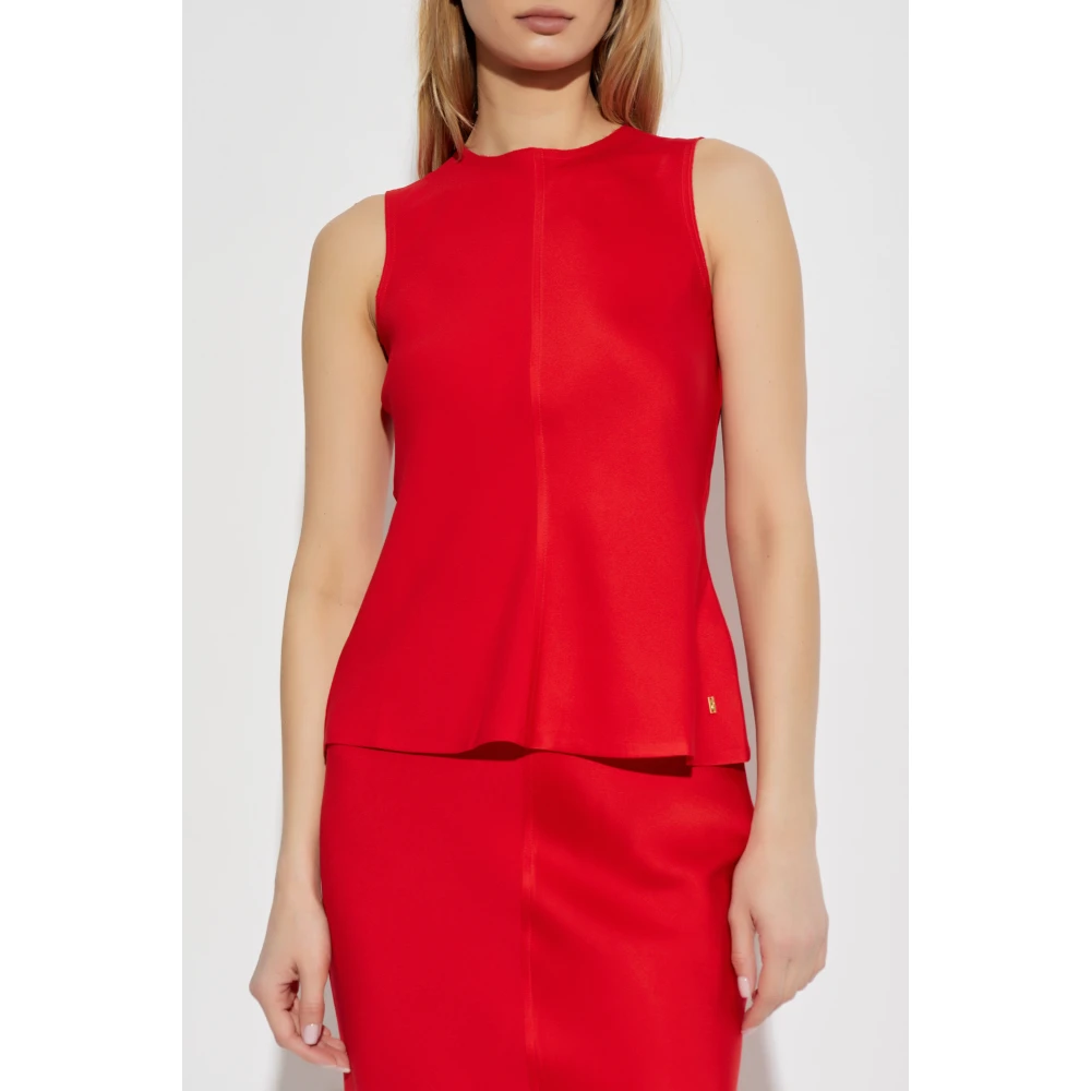 Ami Paris Top zonder mouwen Red Dames