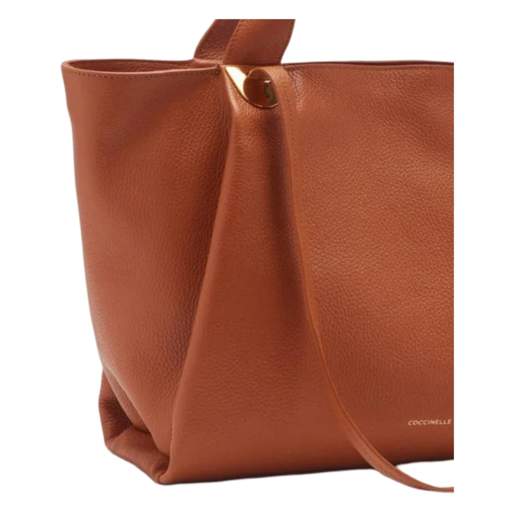 Coccinelle Leren handtas met ritssluiting Brown Dames