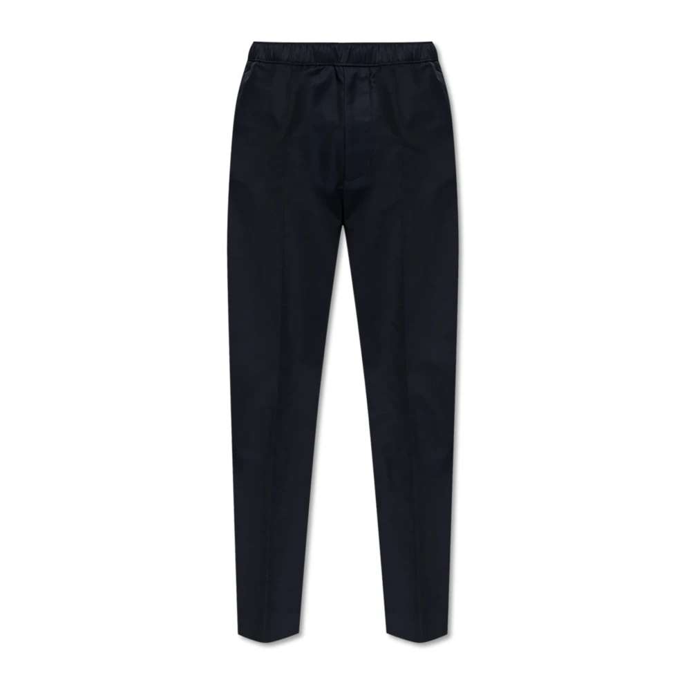 Lanvin Broek met stiksels op de benen Blue Heren