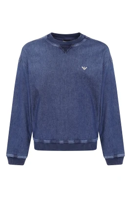 Regular Fit Denim Sweatshirt