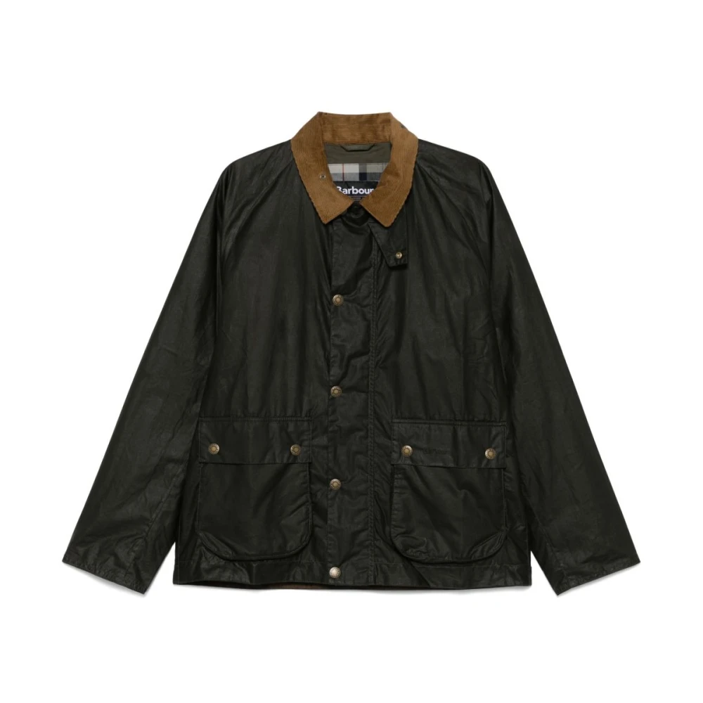 Barbour Stijlvolle Olijfgroene Bedale Jas Green Heren