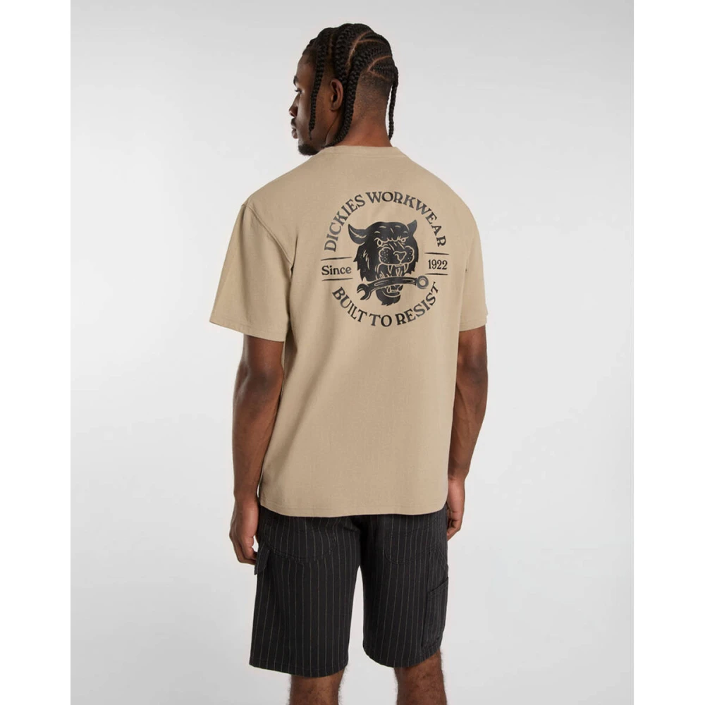 Dickies Moersleutel T-shirt Korte Mouw Woestijnzand Beige Heren