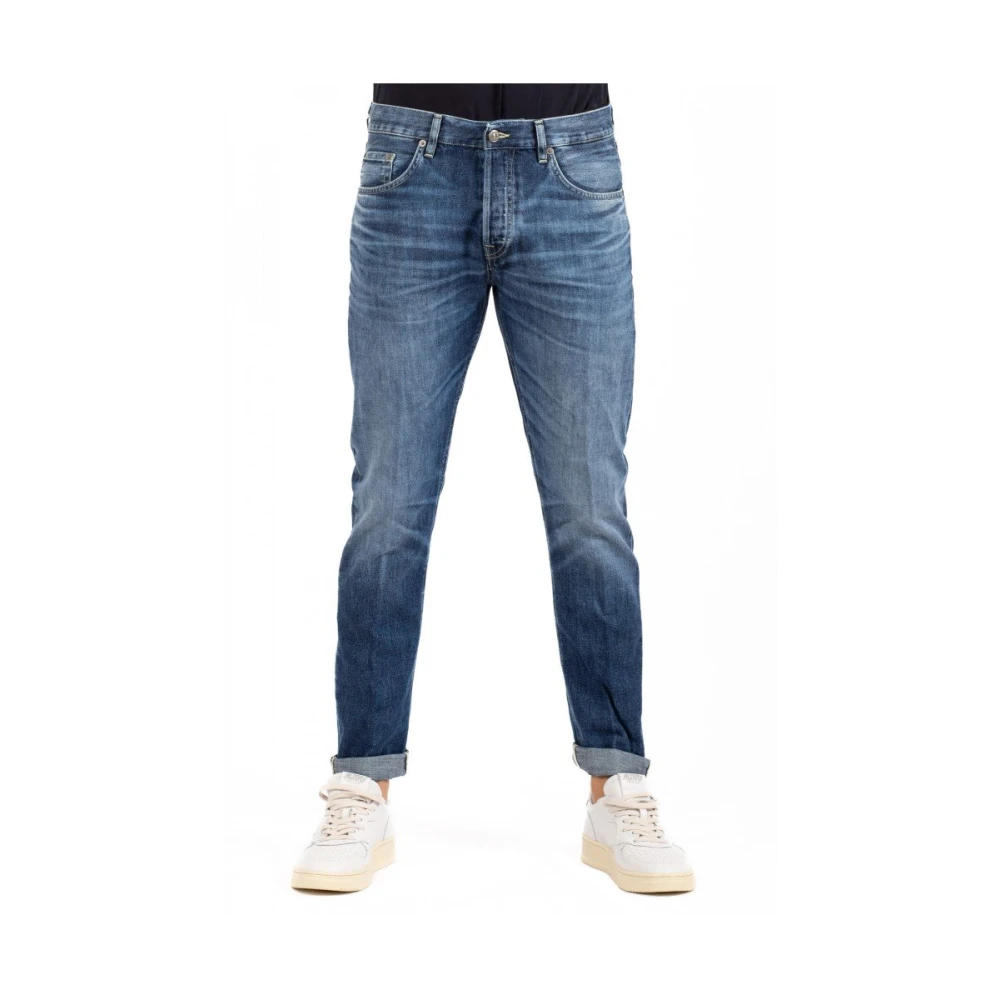 Dondup Men's Blue Slim Fit Jeans, W35, Iconic Jeans