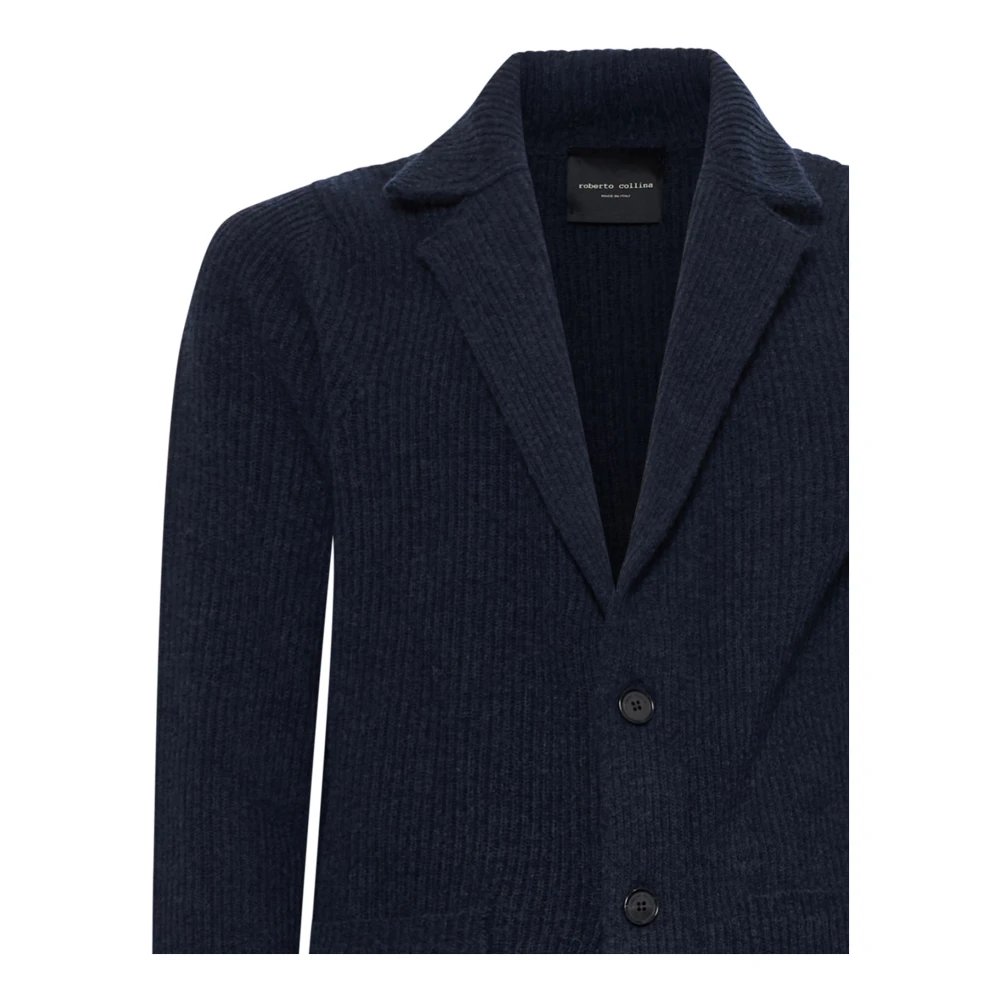 Roberto Collina Stijlvolle Gebreide Kleding Collectie Blue Heren