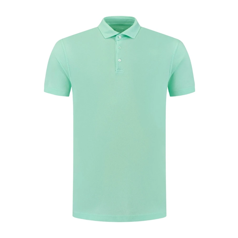 Fedeli Groen poloshirt met korte mouwen Green Heren