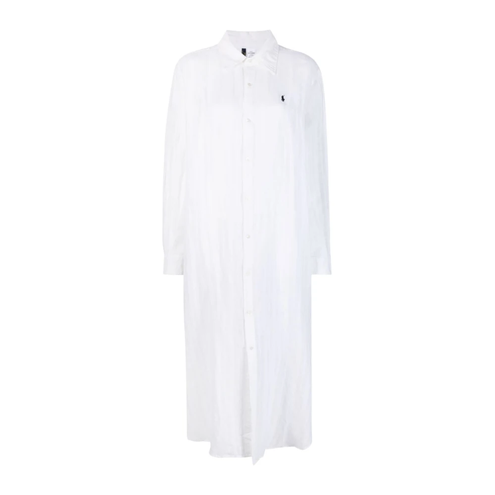Ralph Lauren Klassieke Witte Katoenen Overhemd White Dames