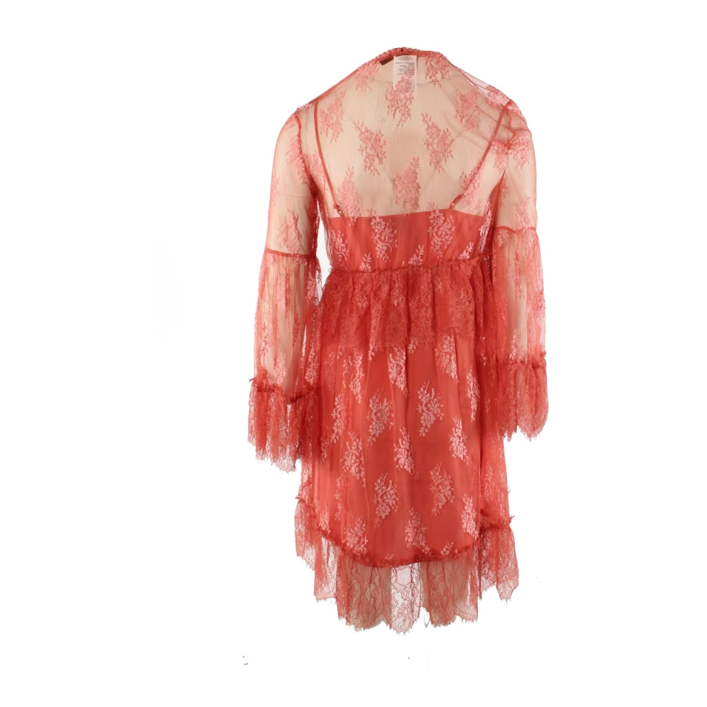 pinko Oranje Jurk met Elastaanmix Orange Dames