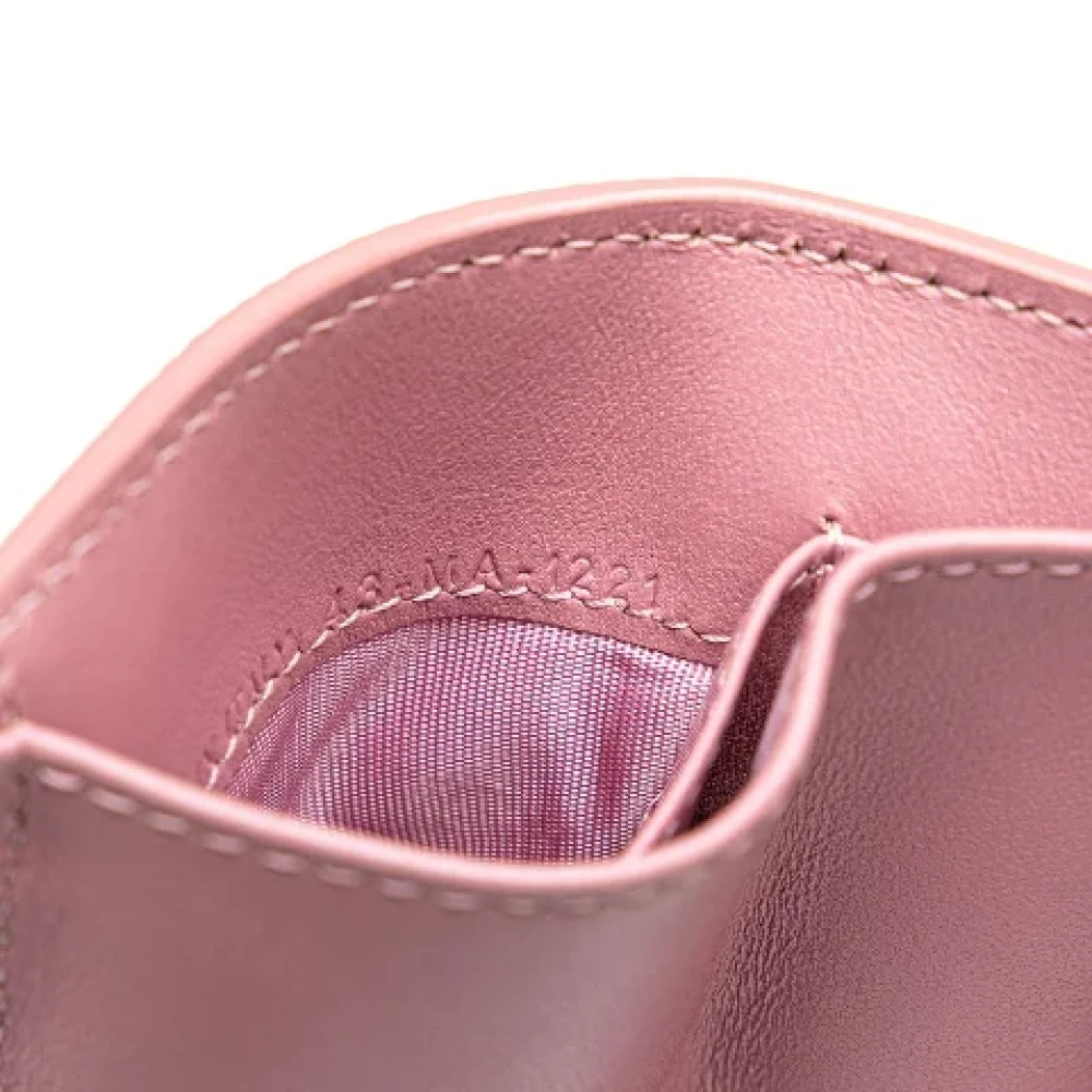 Dior Vintage Pre-owned Leather wallets Pink Dames