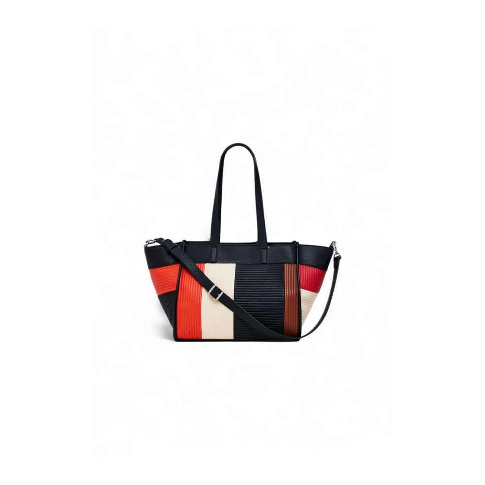 Desigual Moderne Zwarte Handtas Dames Collectie Multicolor Dames