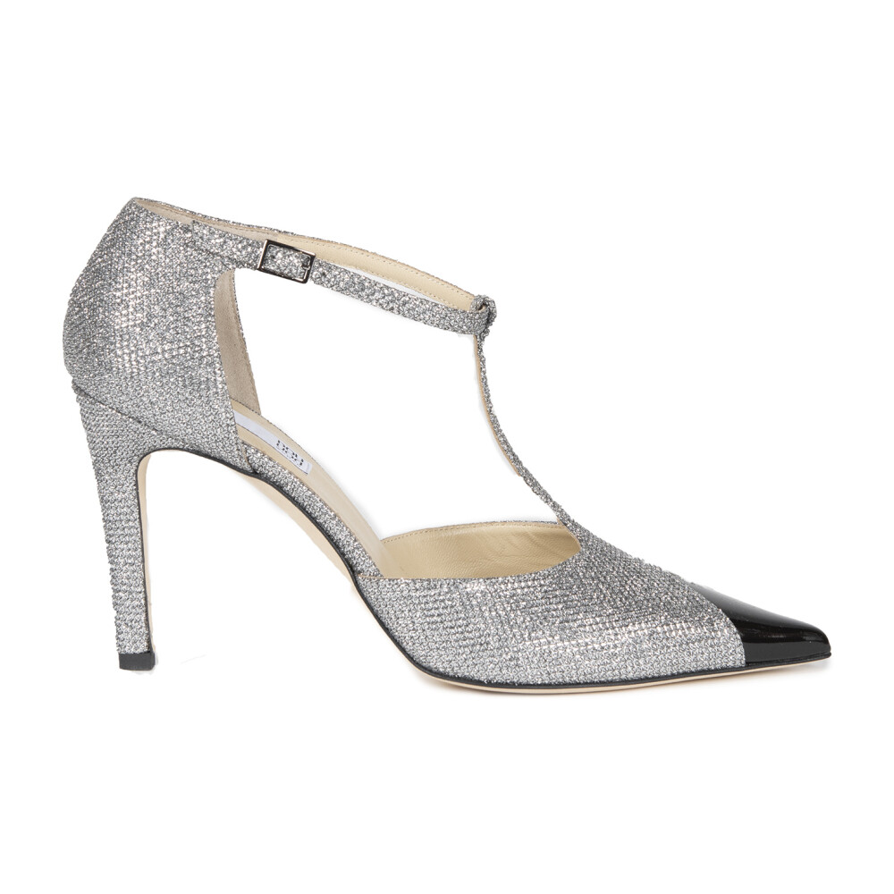 Glitter pointed sale toe heels