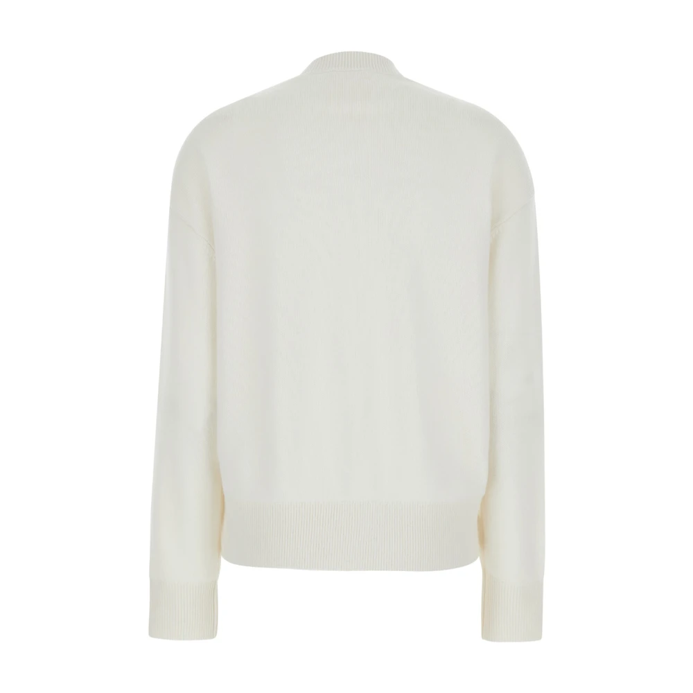 Givenchy Witte trui met ronde hals en 4G-logo White Dames