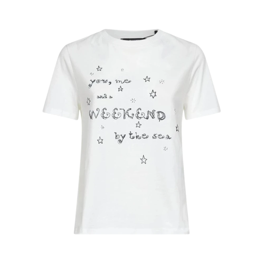 Max Mara Women's White T-Shirts, M, T-Shirt W.